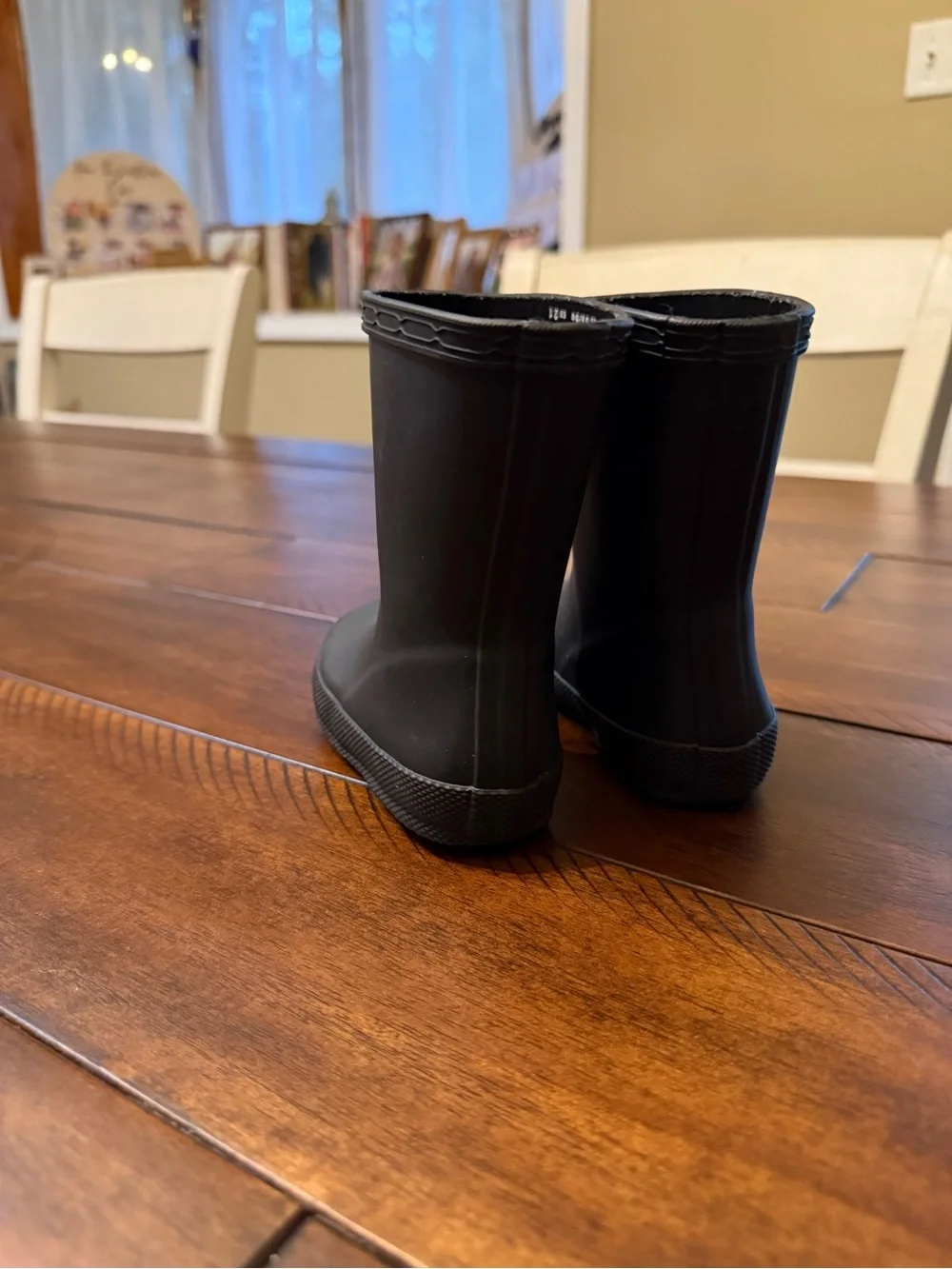 Hunter Kids First Classic Rain Boots Black Waterproof Rubber Wellies 5C